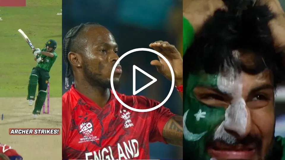 Watch- Face-Painted Pakistan Fan Scratches His Head As Saim Ayub Trolled By Jofra Archer